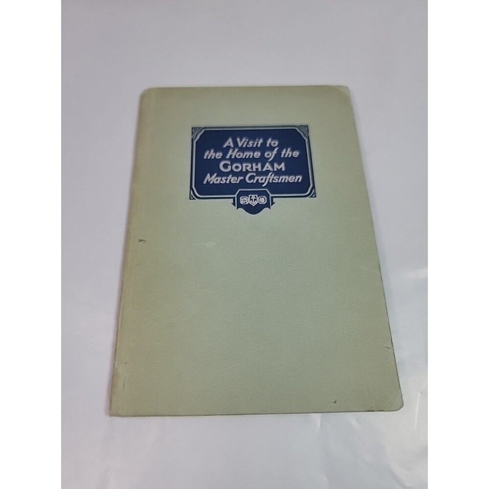 Vintage Gorham Master Craftsmen Providence RI Silverware Factory Tour Booklet